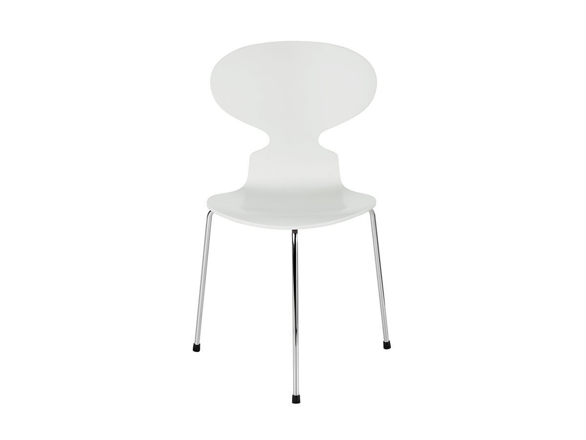 【フリッツ ハンセン/FRITZ HANSEN / GOODS】のANT / アリンコチェア 3本脚 3100 インテリア・キッズ・メンズ・レディースファッション・服の通販 founy(ファニー) 　インド　Indian Textile　ウッド　Wooden Design　シルク　Silk, 100% Silk　テーブル　Table, Dining Table　バランス　Balance, Style Balance　フォルム　Silhouette, Form　送料無料　Free Shipping　おすすめ　Recommended / Our Picks　ホーム・キャンプ・アウトドア・お取り寄せ　Home Living / Home & Lifestyle / Camping Gear / Outdoor Camping　家具・インテリア　Home Furniture & Interior. Stylish & Functional Living Spaces　チェア・椅子　Seating & Chairs　ダイニングチェア・木製チェア　Dining Chairs　シェル:ラッカー / ホワイト、脚部:クローム仕上|ID: prp329100000007513 ipo3291000000036469175