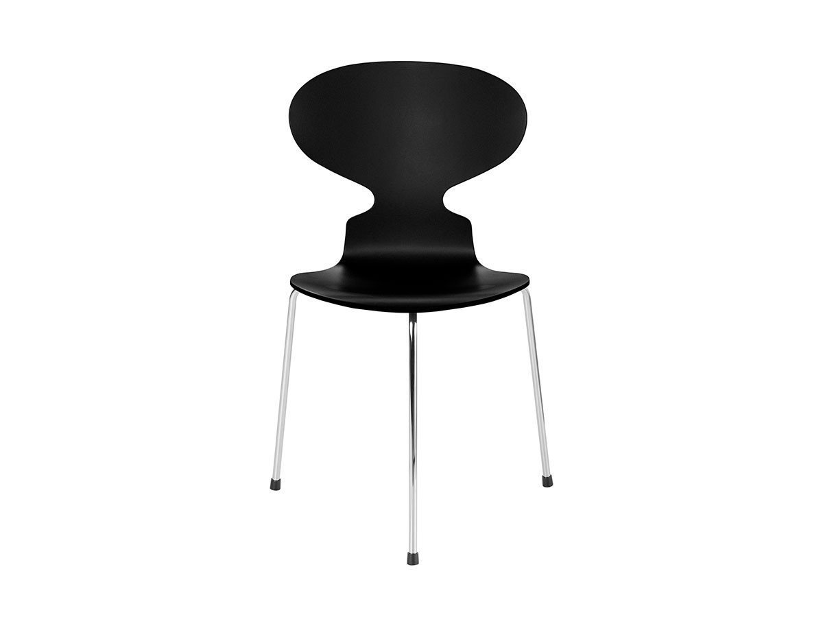 【フリッツ ハンセン/FRITZ HANSEN / GOODS】のANT / アリンコチェア 3本脚 3100 インテリア・キッズ・メンズ・レディースファッション・服の通販 founy(ファウニー) 　インド　Indian Textile　ウッド　Wooden Design　シルク　Silk, 100% Silk　テーブル　Table, Dining Table　バランス　Balance, Style Balance　フォルム　Silhouette, Form　送料無料　Free Shipping　おすすめ　Recommended / Our Picks　ホーム・キャンプ・アウトドア・お取り寄せ　Home Living / Home & Lifestyle / Camping Gear / Outdoor Camping　家具・インテリア　Home Furniture & Interior. Stylish & Functional Living Spaces　チェア・椅子　Seating & Chairs　ダイニングチェア・木製チェア　Dining Chairs　シェル:ラッカー / ブラック、脚部:クローム仕上|ID: prp329100000007513 ipo3291000000037067694