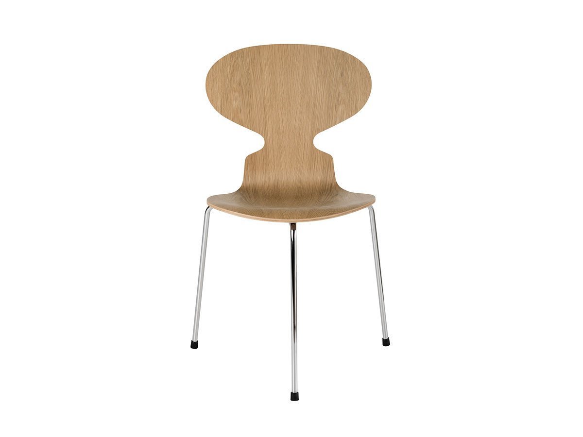 【フリッツ ハンセン/FRITZ HANSEN / GOODS】のANT / アリンコチェア 3本脚 3100 インテリア・キッズ・メンズ・レディースファッション・服の通販 founy(ファウニー) 　インド　Indian Textile　ウッド　Wooden Design　シルク　Silk, 100% Silk　テーブル　Table, Dining Table　バランス　Balance, Style Balance　フォルム　Silhouette, Form　送料無料　Free Shipping　おすすめ　Recommended / Our Picks　ホーム・キャンプ・アウトドア・お取り寄せ　Home Living / Home & Lifestyle / Camping Gear / Outdoor Camping　家具・インテリア　Home Furniture & Interior. Stylish & Functional Living Spaces　チェア・椅子　Seating & Chairs　ダイニングチェア・木製チェア　Dining Chairs　シェル:ナチュラルウッド / オーク、脚部:クローム仕上|ID: prp329100000007513 ipo3291000000037067696