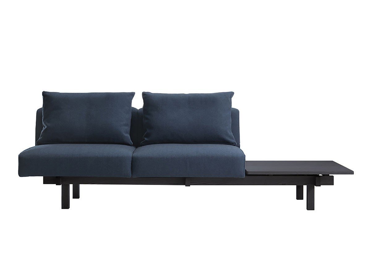 【アリアケ/ARIAKE / GOODS】のRaft Sofa / ラフト ソファ 2シーター + サイドテーブル インテリア・キッズ・メンズ・レディースファッション・服の通販 founy(ファニー) 　クッション　Cushion, Throw Pillow　シンプル　Simple, Minimal　フィット　Fit, Slim Fit　フレーム　Frame, Outline　ホーム・キャンプ・アウトドア・お取り寄せ　Home Living / Home & Lifestyle / Camping Gear / Outdoor Camping　家具・インテリア　Home Furniture & Interior. Stylish & Functional Living Spaces　ソファー　Couches & Sofas　ホーム・キャンプ・アウトドア・お取り寄せ　Home Living / Home & Lifestyle / Camping Gear / Outdoor Camping　家具・インテリア　Home Furniture & Interior. Stylish & Functional Living Spaces　テーブル　Dining, Coffee & Side Tables　サイドテーブル・ナイトテーブル　Side & End Tables　張地:TR-2012(ファブリック / リバコ)、フレーム:スミアッシュ|ID: prp329100000007535 ipo3291000000036765513