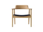 【ヒロシマ/HIROSHIMA / GOODS】のLounge Chair / ラウンジチェア 張座(ビーチ) フレームNL-0 ナチュラルホワイト、張地:M-02(SAGA / #4160 ネイビー)|ID:prp329100000007598