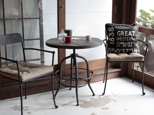 【ノットアンティークス/knot antiques / CRASH GATE / GOODS】のBACCHUS CIRCLE TABLE 650 / バッカス 昇降式テーブル 650 人気、トレンドファッション・服の通販 founy(ファニー) 　テーブル　Table　ラウンド　Round　ホーム・キャンプ・アウトドア・お取り寄せ　Home,Garden,Outdoor,Camping Gear　家具・インテリア　Furniture　テーブル　Table　カフェテーブル　Cafe Table　other-2|ID: prp329100000007605 ipo3291000000031531051