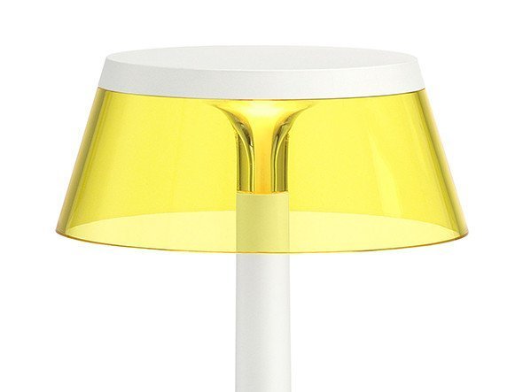 【フロス/FLOS / GOODS】のBon Jour Unplugged OPTIC / ボンジュール アンプラグド オプティック インテリア・キッズ・メンズ・レディースファッション・服の通販 founy(ファニー) 　送料無料　Free Shipping　スタンド　Stand　テーブル　Table　ホーム・キャンプ・アウトドア・お取り寄せ　Home,Garden,Outdoor,Camping Gear　家具・インテリア　Furniture　ライト・照明　Lighting & Light Fixtures　BODYホワイト、シェードイエロー|ID: prp329100000007618 ipo3291000000030183184