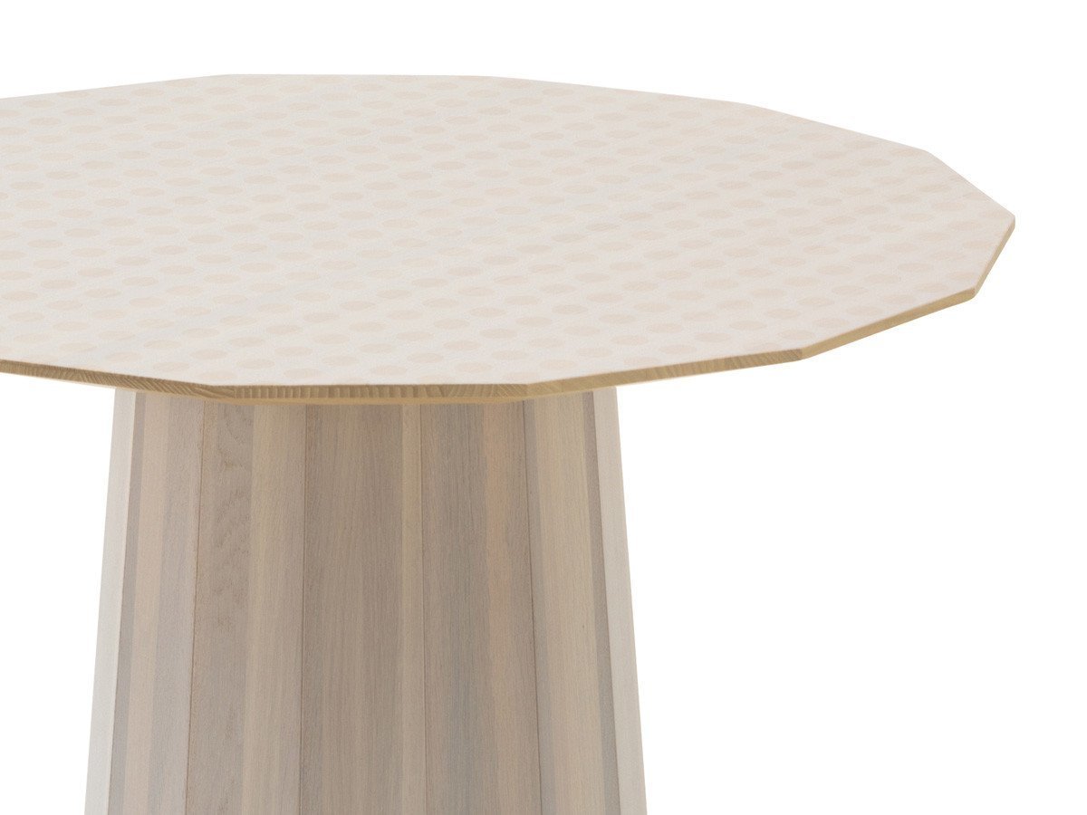 【カリモクニュースタンダード/KARIMOKU NEW STANDARD / GOODS】のCOLOUR WOOD DINING 95 / カラーウッドダイニング 95 人気、トレンドファッション・服の通販 founy(ファニー) 　コンパクト　Compact, Small Size　シンプル　Simple, Minimal　テーブル　Table, Dining Table　ドット　Polka Dot, Dot Pattern　パターン　Pattern, Design Print　プリント　Print, Printed Pattern　プレーン　Plain, Simple　ラウンド　Round, Round Neck　リアル　Real, Realistic　ホーム・キャンプ・アウトドア・お取り寄せ　Home Living / Home & Lifestyle / Camping Gear / Outdoor Camping　家具・インテリア　Home Furniture & Interior. Stylish & Functional Living Spaces　テーブル　Dining, Coffee & Side Tables　カフェテーブル・丸型テーブル　Cafe & Bistro Tables　other-5|ID: prp329100000007664 ipo3291000000031531936