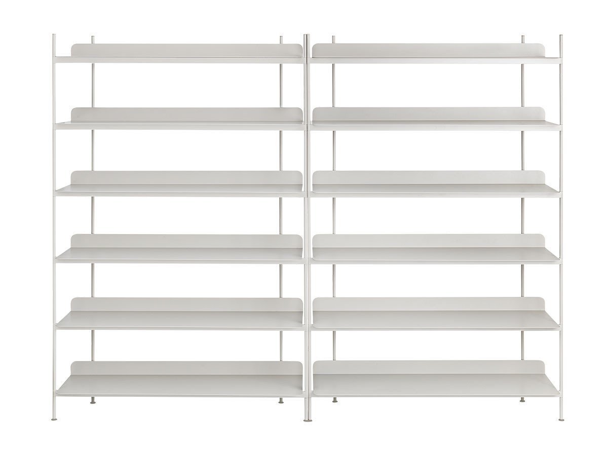【ムート/MUUTO / GOODS】のCOMPILE SHELVING SYSTEM CONFIGURATION 8 / コンパイルシェルビングシステム コンフィグレーション 8 インテリア・キッズ・メンズ・レディースファッション・服の通販 founy(ファニー) 　送料無料　Free Shipping　スマート　Smart　モダン　Modern　ホーム・キャンプ・アウトドア・お取り寄せ　Home,Garden,Outdoor,Camping Gear　家具・インテリア　Home Furniture & Interior. Stylish & Functional Living Spaces　収納家具・キャビネット　Storage Furniture　ラック・シェルフ　Rack Shelf　ホーム・キャンプ・アウトドア・お取り寄せ　Home,Garden,Outdoor,Camping Gear　家具・インテリア　Home Furniture & Interior. Stylish & Functional Living Spaces　収納家具・キャビネット　Storage Furniture　本棚・マガジンラック　Bookshelf/Magazine Rack　グレー|ID: prp329100000007719 ipo3291000000030189624