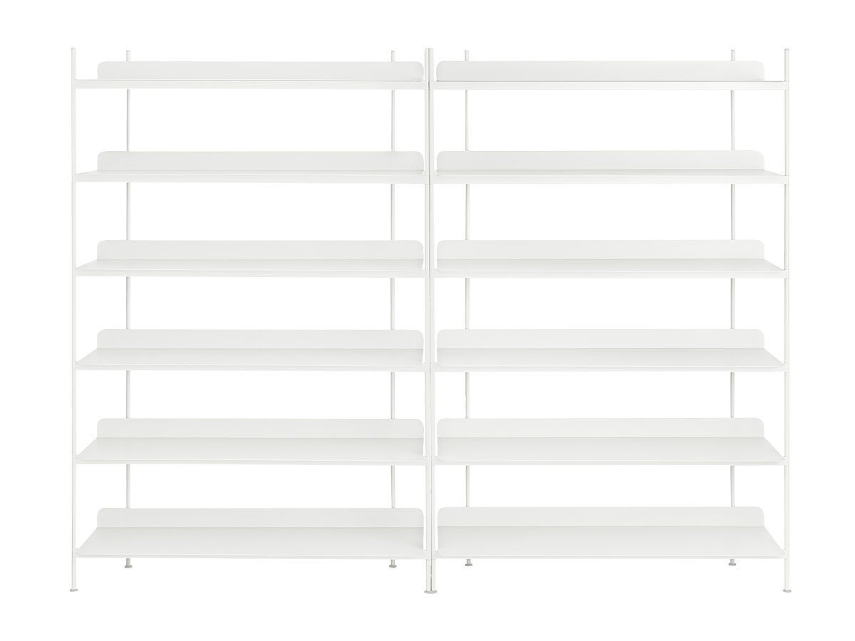 【ムート/MUUTO / GOODS】のCOMPILE SHELVING SYSTEM CONFIGURATION 8 / コンパイルシェルビングシステム コンフィグレーション 8 インテリア・キッズ・メンズ・レディースファッション・服の通販 founy(ファニー) 　送料無料　Free Shipping　スマート　Smart　モダン　Modern　ホーム・キャンプ・アウトドア・お取り寄せ　Home,Garden,Outdoor,Camping Gear　家具・インテリア　Home Furniture & Interior. Stylish & Functional Living Spaces　収納家具・キャビネット　Storage Furniture　ラック・シェルフ　Rack Shelf　ホーム・キャンプ・アウトドア・お取り寄せ　Home,Garden,Outdoor,Camping Gear　家具・インテリア　Home Furniture & Interior. Stylish & Functional Living Spaces　収納家具・キャビネット　Storage Furniture　本棚・マガジンラック　Bookshelf/Magazine Rack　ホワイト|ID: prp329100000007719 ipo3291000000030189639