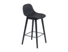 【ムート/MUUTO / GOODS】のFIBER COUNTER STOOL W.BACKREST WOOD BASE / ファイバーカウンタースツール バックレスト ウッドベース カラー(座面シェル):ブラック / ブラック|ID: prp329100000007730 ipo3291000000034134616