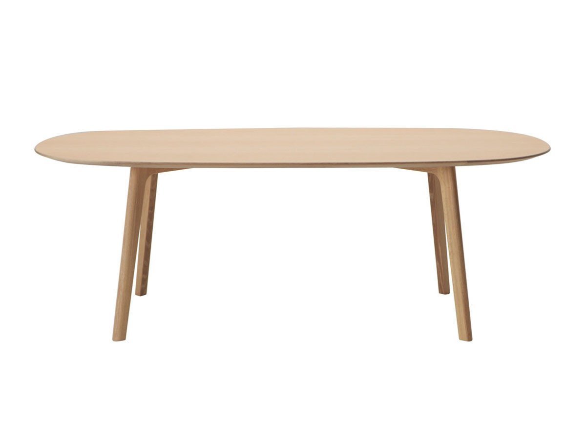 【ラウンディッシュ/Roundish / GOODS】のDining Table / ダイニングテーブル 幅200cm(ビーチ) インテリア・キッズ・メンズ・レディースファッション・服の通販 founy(ファニー) 　オーバル　Oval　テーブル　Table　ビーチ　Beach　ホーム・キャンプ・アウトドア・お取り寄せ　Home,Garden,Outdoor,Camping Gear　家具・インテリア　Furniture　テーブル　Table　ダイニングテーブル　Dining Table　ウッド:アンスチームドビーチ NL-0(ウレタン塗装 / ナチュラルホワイト)|ID: prp329100000007777 ipo3291000000032101213