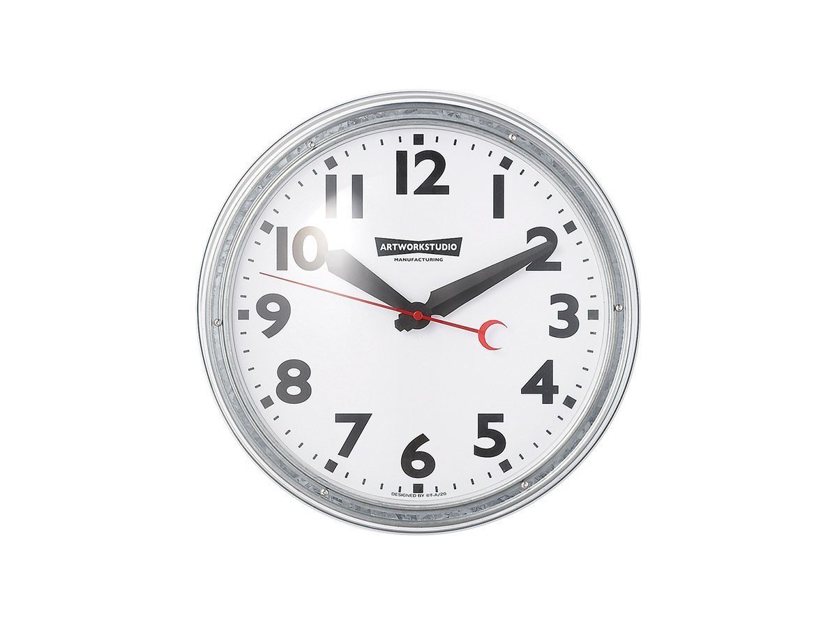 【アートワークスタジオ/ART WORK STUDIO / GOODS】のEngineered-clock / エンジニアードクロック インテリア・キッズ・メンズ・レディースファッション・服の通販 founy(ファニー) 　アンティーク　Antique　ガラス　Glass　スタンダード　Standard　プリント　Print　ヴィンテージ　Vintage　時計　Clock　ホーム・キャンプ・アウトドア・お取り寄せ　Home,Garden,Outdoor,Camping Gear　家具・インテリア　Furniture　その他 インテリア雑貨、家具　Furniture, Interior, Others　ホワイト + ホワイト|ID: prp329100000007809 ipo3291000000007924568
