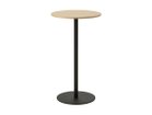 【ティーアンドオー/T&O / GOODS】のRound Bar Table 63 / ラウンドバーテーブル 63 天板:オーク NL-0(ウレタン塗装 / ナチュラルホワイト)、脚部:ブラック|ID: prp329100000007823 ipo3291000000030179595