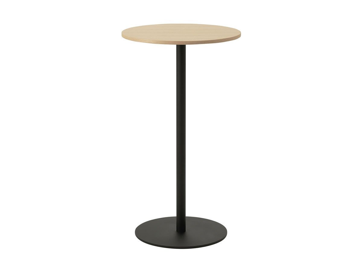【ティーアンドオー/T&O / GOODS】のRound Bar Table 63 / ラウンドバーテーブル 63 インテリア・キッズ・メンズ・レディースファッション・服の通販 founy(ファニー) 　送料無料　Free Shipping　テーブル　Table　ホーム・キャンプ・アウトドア・お取り寄せ　Home,Garden,Outdoor,Camping Gear　家具・インテリア　Furniture　テーブル　Table　コンソール・カウンターテーブル　Console/Counter Table　天板:オーク NL-0(ウレタン塗装 / ナチュラルホワイト)、脚部:ブラック|ID: prp329100000007823 ipo3291000000030179595