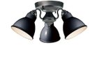 【フライミー ファクトリー/FLYMEe Factory / GOODS】のCUSTOM SERIES 3 Ceiling Lamp × Emission Steel / カスタムシリーズ 3灯シーリングランプ × スチール(エミッション) 器具本体:ビンテージメタル、シェード:ブラック|ID:prp329100000007857
