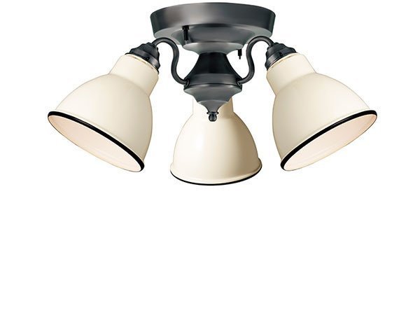 【フライミー ファクトリー/FLYMEe Factory / GOODS】のCUSTOM SERIES 3 Ceiling Lamp × Emission Steel / カスタムシリーズ 3灯シーリングランプ × スチール(エミッション) インテリア・キッズ・メンズ・レディースファッション・服の通販 founy(ファニー) 　送料無料　Free Shipping　アンティーク　Antique-Inspired　クラシカル　Classical, Vintage-Inspired　ホーム・キャンプ・アウトドア・お取り寄せ　Home Living / Home & Lifestyle / Camping Gear / Outdoor Camping　家具・インテリア　Home Furniture & Interior. Stylish & Functional Living Spaces　ライト・照明　Lamps & Lighting Fixtures　シーリングライト・天井照明　Ceiling Light / Flush Mount Light　器具本体:ビンテージメタル、シェード:バター|ID: prp329100000007857 ipo3291000000033157838