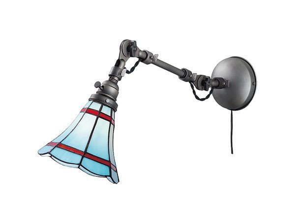 【フライミー ファクトリー/FLYMEe Factory / GOODS】のCUSTOM SERIES Engineer Wall Lamp L × Stained Glass Maribu / カスタムシリーズ エンジニアウォールランプL × ステンドグラス(マリブ) インテリア・キッズ・メンズ・レディースファッション・服の通販 founy(ファニー) 　デスク　Desk, Work Desk　ハンド　Hand, Handmade　送料無料　Free Shipping　ホーム・キャンプ・アウトドア・お取り寄せ　Home Living / Home & Lifestyle / Camping Gear / Outdoor Camping　家具・インテリア　Home Furniture & Interior. Stylish & Functional Living Spaces　ライト・照明　Lamps & Lighting Fixtures　シェード:ブルー|ID: prp329100000007869 ipo3291000000030683700