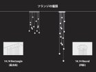 【ボッチ/BOCCI / GOODS】の14 Series 14.14 / 14シリーズ 14.14(14灯タイプ) 天井に取り付けるためのフランジのタイプをお選びいただけます。|ID: prp329100000007964 ipo3291000000037061713