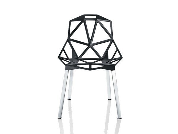 【マジス/MAGIS / GOODS】のCHAIR ONE / チェア ワン インテリア・キッズ・メンズ・レディースファッション・服の通販 founy(ファウニー) 　送料無料　Free Shipping　コレクション　Collection, Seasonal Line　プリント　Print, Printed Pattern　ミラノ　Milano Style, Italian-Inspired　ロンドン　London Style, British Inspired　グレイアンスラサイトメタライズド × シルバー脚|ID: prp329100000007976 ipo3291000000037060977