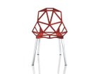 【マジス/MAGIS / GOODS】のCHAIR ONE / チェア ワン 大人の最旬トレンドファッション＆コーディネート founy(ファウニー) 送料無料 Free Shipping コレクション Collection, Seasonal Line プリント Print, Printed Pattern ミラノ Milano Style, Italian-Inspired ロンドン London Style, British Inspired thumbnail レッド × シルバー脚|ID: prp329100000007976 ipo3291000000037060978