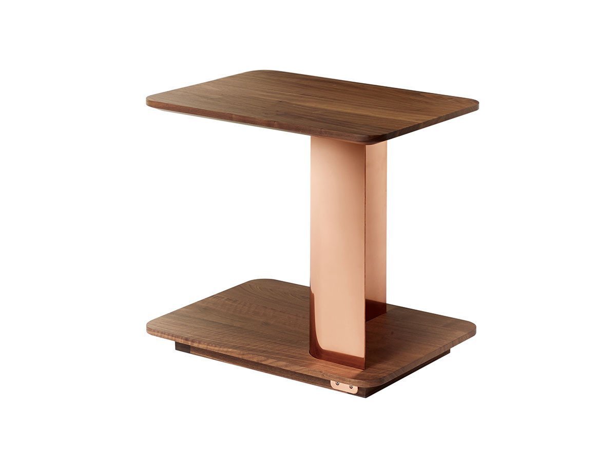 【リアルスタイル/REAL STYLE / GOODS】のMONTANA side table / モンタナ サイドテーブル インテリア・キッズ・メンズ・レディースファッション・服の通販 founy(ファニー) 　送料無料　Free Shipping　テーブル　Table　メタリック　Metallic　ホーム・キャンプ・アウトドア・お取り寄せ　Home,Garden,Outdoor,Camping Gear　家具・インテリア　Furniture　テーブル　Table　サイドテーブル・小テーブル　Side Table/Small Table　ウッド:ウォールナット|ID: prp329100000007979 ipo3291000000030186415