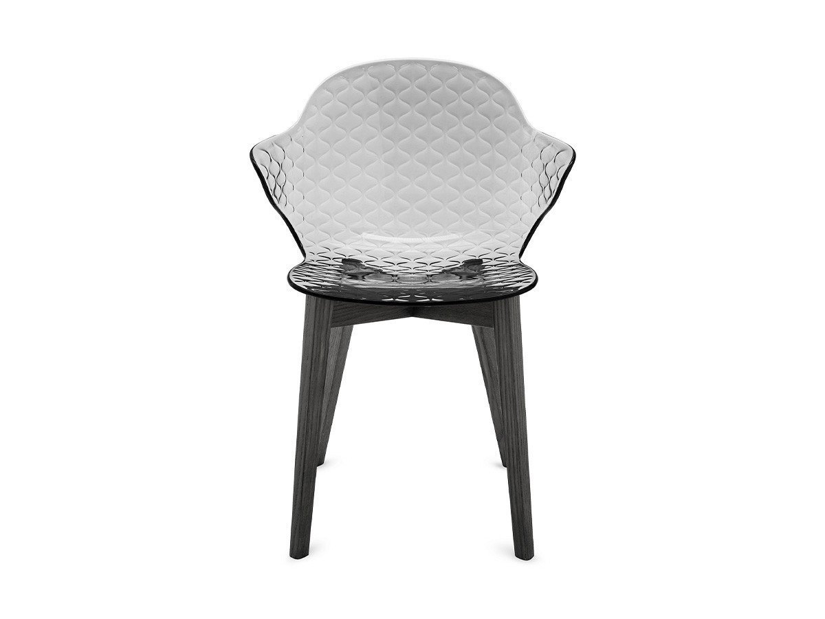 【カリガリス/Calligaris / GOODS】のSAINT TROPEZ / サントロペ CS/1855 インテリア・キッズ・メンズ・レディースファッション・服の通販 founy(ファニー) 　送料無料　Free Shipping　キルト　Quilt, Quilted Fabric　ホーム・キャンプ・アウトドア・お取り寄せ　Home Living / Home & Lifestyle / Camping Gear / Outdoor Camping　家具・インテリア　Home Furniture & Interior. Stylish & Functional Living Spaces　チェア・椅子　Seating & Chairs　ダイニングチェア・木製チェア　Dining Chairs　シートP266 トランスペアレントスモークグレイ、脚部P15L マットブラック|ID: prp329100000008035 ipo3291000000034876705