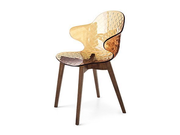 【カリガリス/Calligaris / GOODS】のSAINT TROPEZ / サントロペ CS/1855 インテリア・キッズ・メンズ・レディースファッション・服の通販 founy(ファニー) 　送料無料　Free Shipping　キルト　Quilt, Quilted Fabric　ホーム・キャンプ・アウトドア・お取り寄せ　Home Living / Home & Lifestyle / Camping Gear / Outdoor Camping　家具・インテリア　Home Furniture & Interior. Stylish & Functional Living Spaces　チェア・椅子　Seating & Chairs　ダイニングチェア・木製チェア　Dining Chairs　シートカラー「P276 トランスペアレントアンバー」参考イメージ|ID: prp329100000008035 ipo3291000000034876710