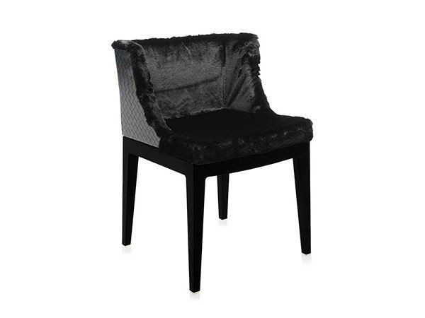 【カルテル/Kartell / GOODS】のMADEMOISELLE KRAVITZ / マドモワゼルクラヴィッツ インテリア・キッズ・メンズ・レディースファッション・服の通販 founy(ファニー) 　送料無料　Free Shipping　コレクション　Collection, Seasonal Line　ファブリック　Fabric, Textile　ホーム・キャンプ・アウトドア・お取り寄せ　Home Living / Home & Lifestyle / Camping Gear / Outdoor Camping　家具・インテリア　Home Furniture & Interior. Stylish & Functional Living Spaces　チェア・椅子　Seating & Chairs　ダイニングチェア・木製チェア　Dining Chairs　張地:ファー × ウーベンファブリック、脚部ブラック|ID: prp329100000008042 ipo3291000000034736236