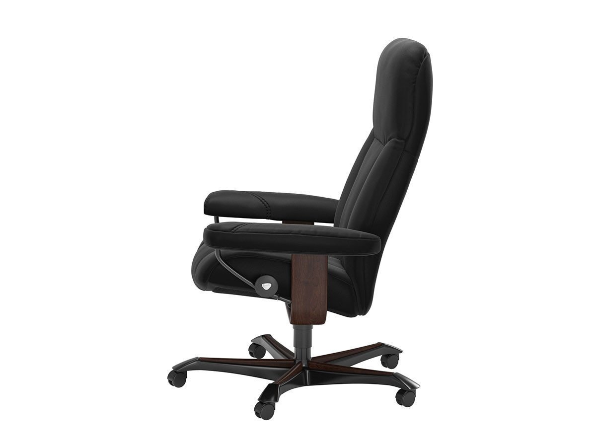 【ストレスレス/Stressless / GOODS】のStressless Consul Office / ストレスレス コンサル オフィス Mサイズ(ブラック / ブラウン) 人気、トレンドファッション・服の通販 founy(ファニー) 　ウッド　Wood　クッション　Cushion　クラシック　Classic　コンパクト　Compact　シンプル　Simple　スプリング　Spring　デスク　Desk　フィット　Fit　フォルム　Form　ワーク　Work　冬　Winter　ホーム・キャンプ・アウトドア・お取り寄せ　Home,Garden,Outdoor,Camping Gear　家具・インテリア　Home Furniture & Interior. Stylish & Functional Living Spaces　チェア・椅子　Chair　オフィスチェア・デスクチェア　Office Chair/Desk Chair　other-4|ID: prp329100000008052 ipo3291000000031551746