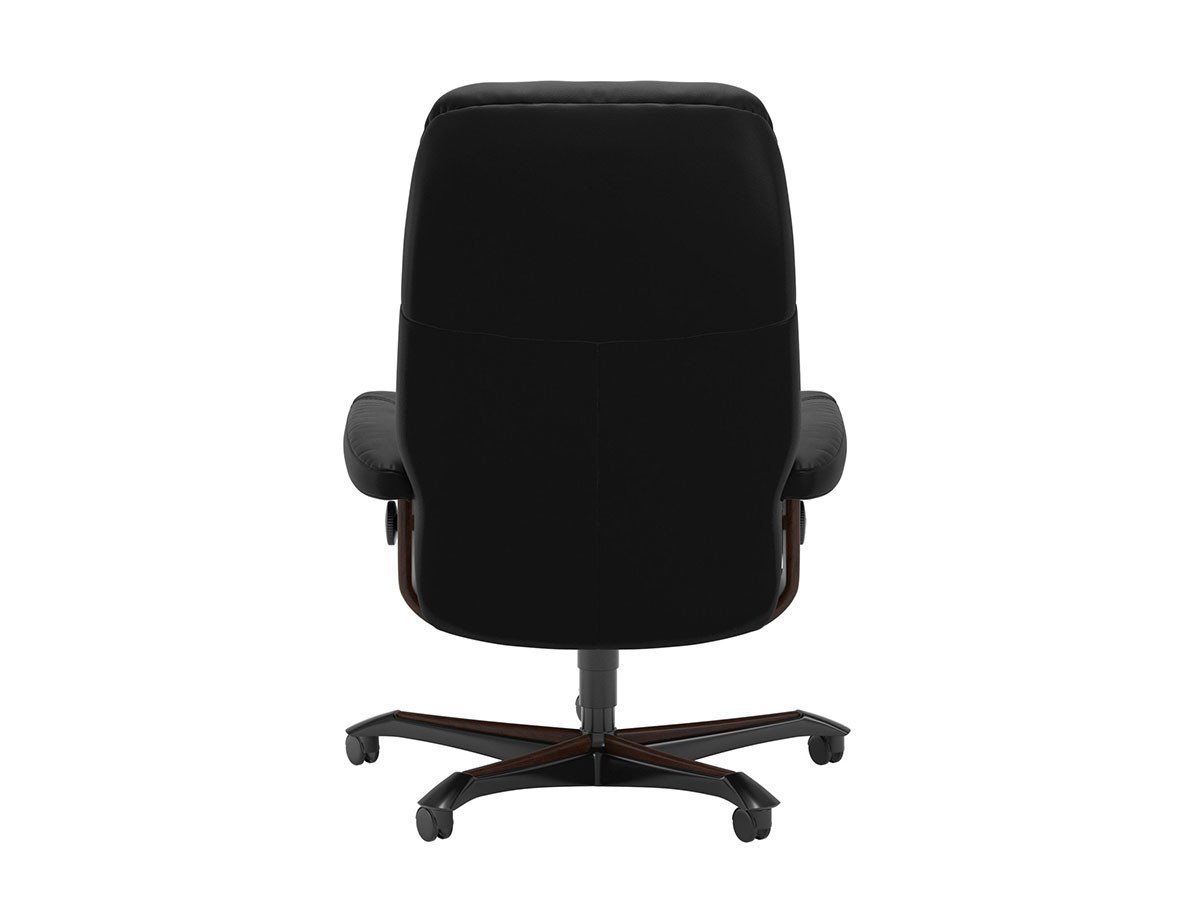 【ストレスレス/Stressless / GOODS】のStressless Consul Office / ストレスレス コンサル オフィス Mサイズ(ブラック / ブラウン) 人気、トレンドファッション・服の通販 founy(ファニー) 　ウッド　Wood　クッション　Cushion　クラシック　Classic　コンパクト　Compact　シンプル　Simple　スプリング　Spring　デスク　Desk　フィット　Fit　フォルム　Form　ワーク　Work　冬　Winter　ホーム・キャンプ・アウトドア・お取り寄せ　Home,Garden,Outdoor,Camping Gear　家具・インテリア　Home Furniture & Interior. Stylish & Functional Living Spaces　チェア・椅子　Chair　オフィスチェア・デスクチェア　Office Chair/Desk Chair　other-5|ID: prp329100000008052 ipo3291000000031551747