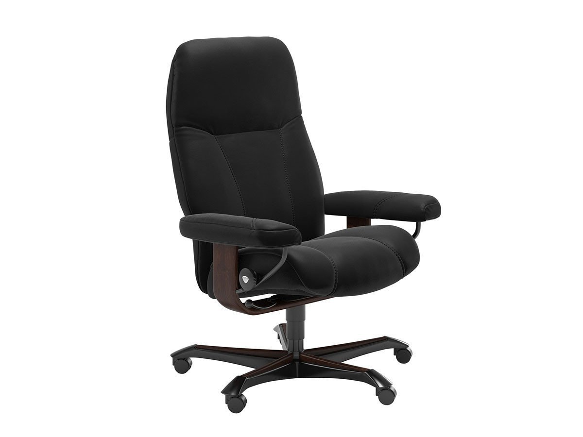 【ストレスレス/Stressless / GOODS】のStressless Consul Office / ストレスレス コンサル オフィス Mサイズ(ブラック / ブラウン) インテリア・キッズ・メンズ・レディースファッション・服の通販 founy(ファニー) 　ウッド　Wooden Design　クッション　Cushion, Throw Pillow　クラシック　Classic, Timeless Style　コンパクト　Compact, Small Size　シンプル　Simple, Minimal　スプリング　Spring, Spring Collection　デスク　Desk, Work Desk　フィット　Fit, Slim Fit　フォルム　Silhouette, Form　ワーク　Workwear, Utility Style　冬　Winter / This Winter　ホーム・キャンプ・アウトドア・お取り寄せ　Home Living / Home & Lifestyle / Camping Gear / Outdoor Camping　家具・インテリア　Home Furniture & Interior. Stylish & Functional Living Spaces　チェア・椅子　Seating & Chairs　オフィスチェア・在宅ワーク用チェア　Office & Desk Chairs　-|ID: prp329100000008052 ipo3291000000033463811