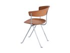 【マジス/MAGIS / GOODS】のOfficina Chair / オフィチーナ チェア レザー張り レザーナチュラルレザー、フレームシルバー|ID: prp329100000008066 ipo3291000000034080158