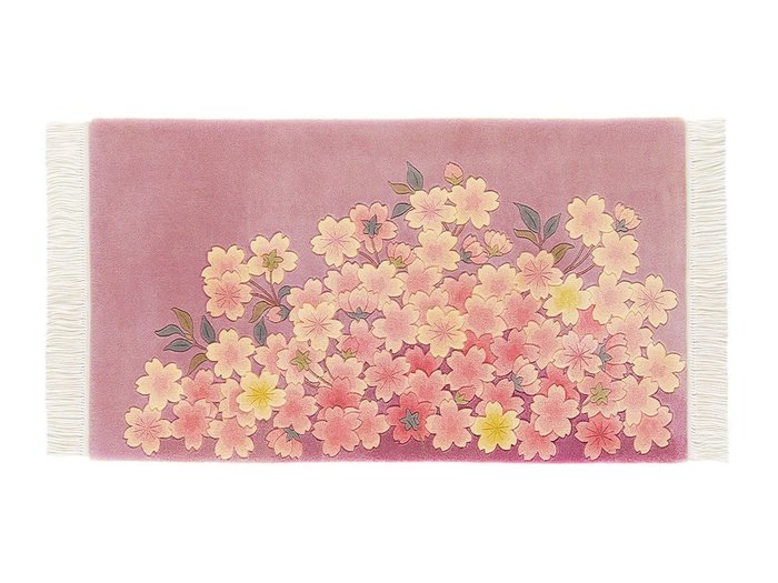 【山形緞通/Yamagata Dantsu / GOODS】のCLASSIC LINE okazu / 古典ライン 桜花図 インテリア・キッズ・メンズ・レディースファッション・服の通販 founy(ファニー) https://founy.com/ 送料無料 Free Shipping ホーム・キャンプ・アウトドア・お取り寄せ Home Living / Home & Lifestyle / Camping Gear / Outdoor Camping 家具・インテリア Home Furniture & Interior. Stylish & Functional Living Spaces その他 インテリア雑貨、家具 Home Decor & Furniture Extras |ID: prp329100000008069 ipo3291000000030255452