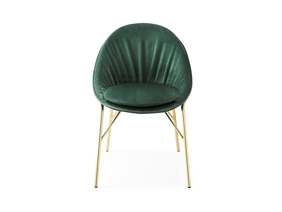 【カリガリス/Calligaris / GOODS】のLILLY / リリー CS/2003 人気、トレンドファッション・服の通販 founy(ファニー) 　送料無料　Free Shipping　クッション　Cushion　スタイリッシュ　Stylish　フレーム　Flame　ベルベット　Velvet　ホーム・キャンプ・アウトドア・お取り寄せ　Home,Garden,Outdoor,Camping Gear　家具・インテリア　Furniture　チェア・椅子　Chair　ダイニングチェア　Dining Chair　other-2|ID: prp329100000008111 ipo3291000000031546389