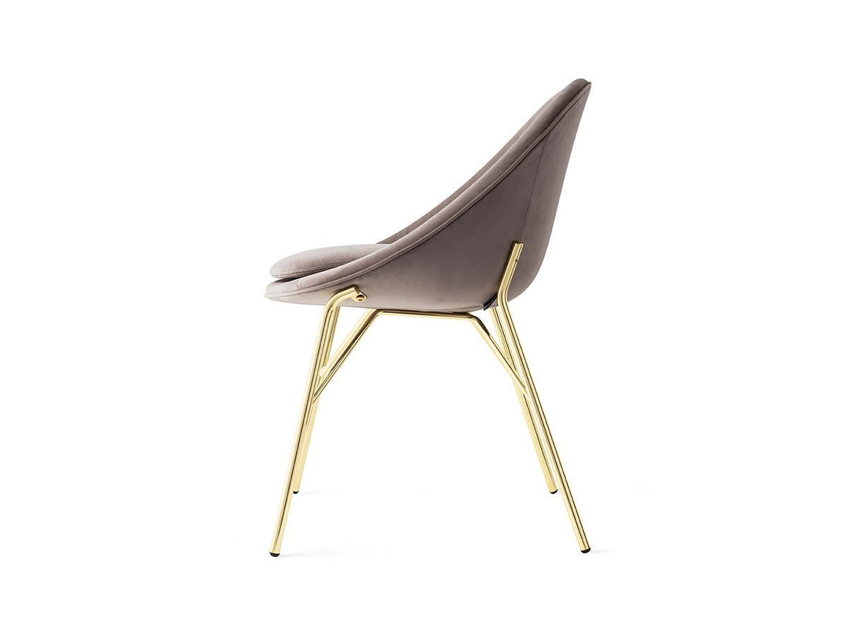 【カリガリス/Calligaris / GOODS】のLILLY / リリー CS/2003 人気、トレンドファッション・服の通販 founy(ファニー) 　送料無料　Free Shipping　クッション　Cushion　スタイリッシュ　Stylish　フレーム　Flame　ベルベット　Velvet　ホーム・キャンプ・アウトドア・お取り寄せ　Home,Garden,Outdoor,Camping Gear　家具・インテリア　Furniture　チェア・椅子　Chair　ダイニングチェア　Dining Chair　other-3|ID: prp329100000008111 ipo3291000000031546390