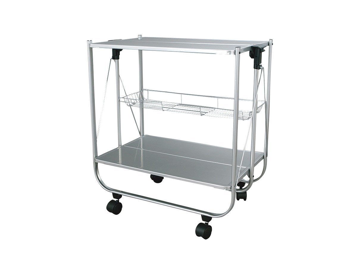 【ダルトン/DULTON / GOODS】のFolding trolley / フォールディング トローリー Model H11907 人気、トレンドファッション・服の通販 founy(ファニー) 　送料無料　Free Shipping　コンパクト　Compact　テーブル　Table　皿　Dish　ホーム・キャンプ・アウトドア・お取り寄せ　Home,Garden,Outdoor,Camping Gear　家具・インテリア　Home Furniture & Interior. Stylish & Functional Living Spaces　収納家具・キャビネット　Storage Furniture　ワゴン・チェストワゴン　Wagon/Chest Wagon　 other-1|ID: prp329100000008132 ipo3291000000030192031