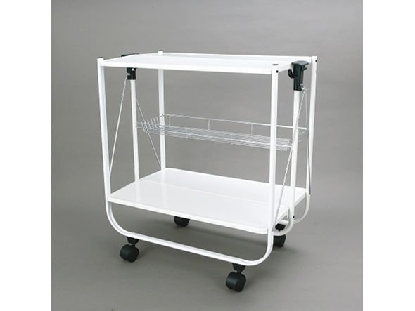 【ダルトン/DULTON / GOODS】のFolding trolley / フォールディング トローリー Model H11907 インテリア・キッズ・メンズ・レディースファッション・服の通販 founy(ファニー) 送料無料 Free Shipping コンパクト Compact, Small Size テーブル Table, Dining Table 皿 Plate, Dish ホーム・キャンプ・アウトドア・お取り寄せ Home Living / Home & Lifestyle / Camping Gear / Outdoor Camping 家具・インテリア Home Furniture & Interior. Stylish & Functional Living Spaces 収納家具・キャビネット Storage Furniture チェストワゴン・移動式収納 Mobile Wagon ホワイト|ID: prp329100000008132 ipo3291000000036700926