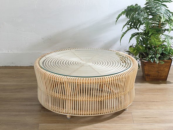 【フライミーヴィラ/FLYMEe Villa / GOODS】のRattan Living Table / ラタン リビングテーブル e45017 インテリア・キッズ・メンズ・レディースファッション・服の通販 founy(ファニー) 　送料無料　Free Shipping　ガラス　Glass　テーブル　Table　ラタン　Rattan　ホーム・キャンプ・アウトドア・お取り寄せ　Home,Garden,Outdoor,Camping Gear　家具・インテリア　Furniture　テーブル　Table　ローテーブル・センターテーブル　Low Table/Center Table　参考イメージ|ID: prp329100000008133 ipo3291000000029425512