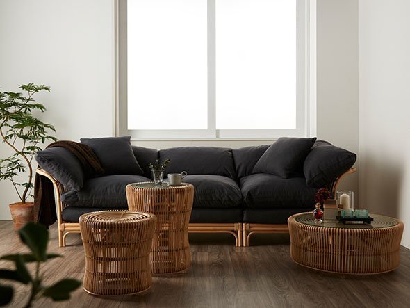 【フライミーヴィラ/FLYMEe Villa / GOODS】のRattan Living Table / ラタン リビングテーブル e45017 インテリア・キッズ・メンズ・レディースファッション・服の通販 founy(ファニー) 　送料無料　Free Shipping　ガラス　Glass　テーブル　Table　ラタン　Rattan　ホーム・キャンプ・アウトドア・お取り寄せ　Home,Garden,Outdoor,Camping Gear　家具・インテリア　Furniture　テーブル　Table　ローテーブル・センターテーブル　Low Table/Center Table　参考イメージ|ID: prp329100000008133 ipo3291000000029425515