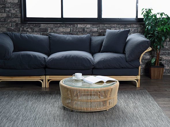 【フライミーヴィラ/FLYMEe Villa / GOODS】のRattan Living Table / ラタン リビングテーブル e45017 人気、トレンドファッション・服の通販 founy(ファニー) 　送料無料　Free Shipping　ガラス　Glass　テーブル　Table　ラタン　Rattan　ホーム・キャンプ・アウトドア・お取り寄せ　Home,Garden,Outdoor,Camping Gear　家具・インテリア　Home Furniture & Interior. Stylish & Functional Living Spaces　テーブル　Table　ローテーブル・センターテーブル　Low Table/Center Table　other-4|ID: prp329100000008133 ipo3291000000031467044