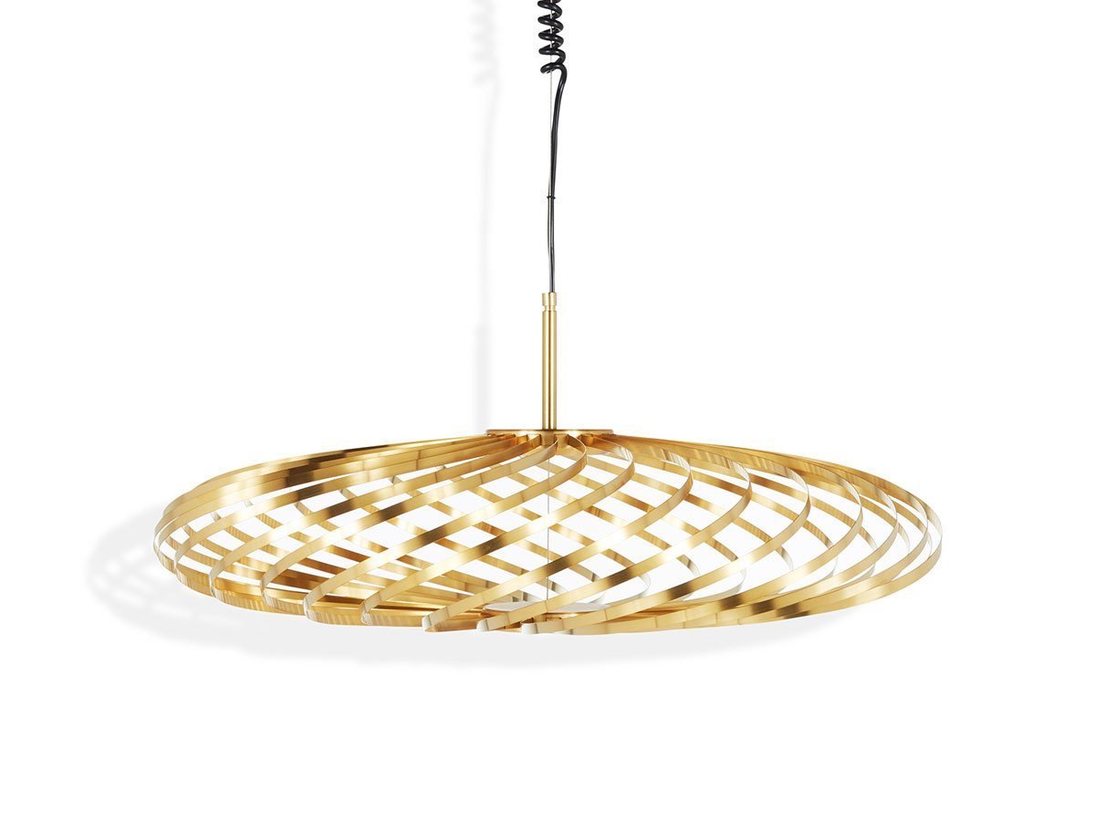 【トム ディクソン/Tom Dixon / GOODS】のSpring Pendant Small / スプリング ペンダントライト スモール インテリア・キッズ・メンズ・レディースファッション・服の通販 founy(ファニー) 　送料無料　Free Shipping　スプリング　Spring　リボン　Ribbon　ホーム・キャンプ・アウトドア・お取り寄せ　Home,Garden,Outdoor,Camping Gear　家具・インテリア　Furniture　ライト・照明　Lighting & Light Fixtures　ペンダントライト　Pendant Light　消灯時|ID: prp329100000008254 ipo3291000000030186117