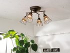 【フライミー ファクトリー/FLYMEe Factory / GOODS】のCUSTOM SERIES 4 Cross Ceiling Lamp × Stained Glass Checker / カスタムシリーズ 4灯クロスシーリングランプ × ステンドグラス(チェッカー) 参考イメージ|ID: prp329100000008275 ipo3291000000031686667