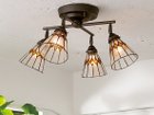 【フライミー ファクトリー/FLYMEe Factory / GOODS】のCUSTOM SERIES 4 Cross Ceiling Lamp × Stained Glass Checker / カスタムシリーズ 4灯クロスシーリングランプ × ステンドグラス(チェッカー) 参考イメージ|ID: prp329100000008275 ipo3291000000031686668