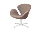 【フリッツ ハンセン/FRITZ HANSEN / GOODS】のSWAN / スワンチェア ラウンジチェア 3320 張地:1130 ライトレッドユニ(クリスチャンハウン)、脚部:サテン仕上|ID: prp329100000008303 ipo3291000000030208938