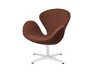 【フリッツ ハンセン/FRITZ HANSEN / GOODS】のSWAN / スワンチェア ラウンジチェア 3320 張地:1133 オレンジ(クリスチャンハウン)、脚部:サテン仕上|ID: prp329100000008303 ipo3291000000030208975