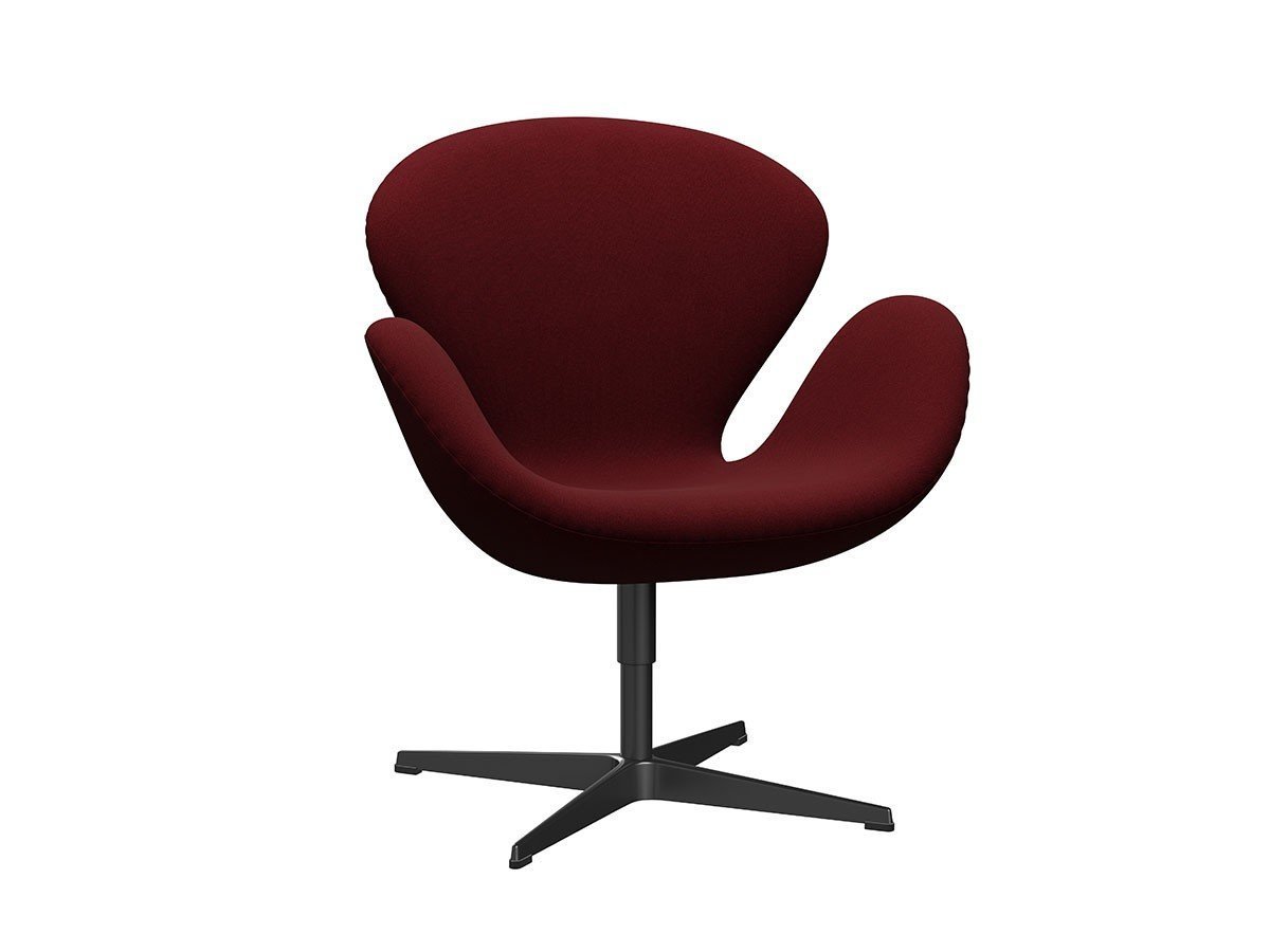 【フリッツ ハンセン/FRITZ HANSEN / GOODS】のSWAN / スワンチェア ラウンジチェア 3320 インテリア・キッズ・メンズ・レディースファッション・服の通販 founy(ファニー) 　ファブリック　Fabric, Textile　フォーム　Form　おすすめ　Recommended / Our Picks　ホーム・キャンプ・アウトドア・お取り寄せ　Home Living / Home & Lifestyle / Camping Gear / Outdoor Camping　家具・インテリア　Home Furniture & Interior. Stylish & Functional Living Spaces　チェア・椅子　Seating & Chairs　ラウンジチェア・リクライナー　Lounge Chairs / Recliners　張地:1140 レッドユニ(クリスチャンハウン)、脚部:ブラック|ID: prp329100000008303 ipo3291000000030209026