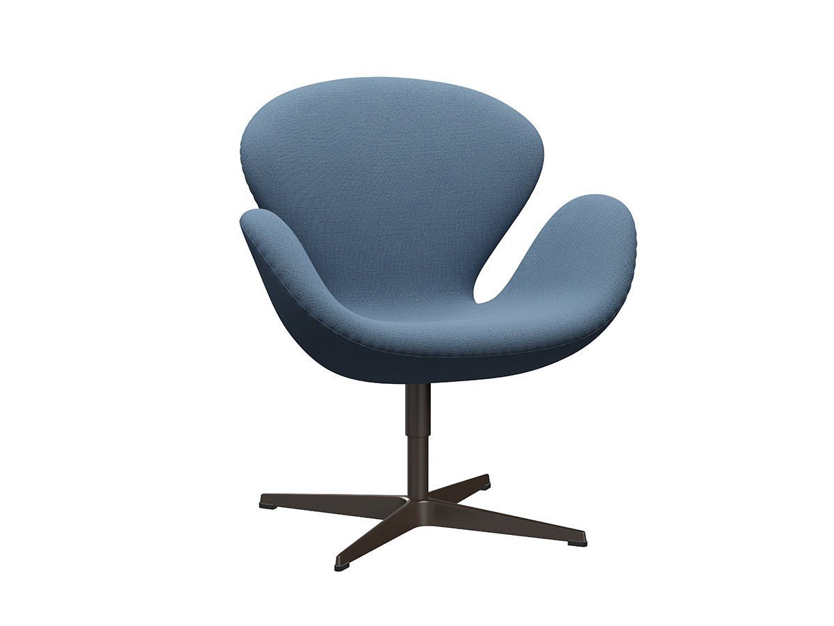 【フリッツ ハンセン/FRITZ HANSEN / GOODS】のSWAN / スワンチェア ラウンジチェア 3320 インテリア・キッズ・メンズ・レディースファッション・服の通販 founy(ファニー) 　ファブリック　Fabric, Textile　フォーム　Form　おすすめ　Recommended / Our Picks　ホーム・キャンプ・アウトドア・お取り寄せ　Home Living / Home & Lifestyle / Camping Gear / Outdoor Camping　家具・インテリア　Home Furniture & Interior. Stylish & Functional Living Spaces　チェア・椅子　Seating & Chairs　ラウンジチェア・リクライナー　Lounge Chairs / Recliners　張地:1152 ライトブルー(クリスチャンハウン)、脚部:ブラウンブロンズ|ID: prp329100000008303 ipo3291000000030209098