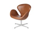 【フリッツ ハンセン/FRITZ HANSEN / GOODS】のSWAN / スワンチェア ラウンジチェア 3320 張地: グレースレザー / ウォルナット(カテゴリー5)、脚部:サテン仕上|ID: prp329100000008303 ipo3291000000037066554