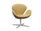【フリッツ ハンセン/FRITZ HANSEN / GOODS】のSWAN / スワンチェア ラウンジチェア 3320 張地:1110 イエロー(クリスチャンハウン)、脚部:シルバーグレー|ID: prp329100000008303 ipo3291000000037066559