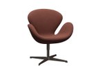 【フリッツ ハンセン/FRITZ HANSEN / GOODS】のSWAN / スワンチェア ラウンジチェア 3320 張地:1133 オレンジ(クリスチャンハウン)、脚部:ブラウンブロンズ|ID: prp329100000008303 ipo3291000000037066569
