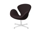 【フリッツ ハンセン/FRITZ HANSEN / GOODS】のSWAN / スワンチェア ラウンジチェア 3320 張地:1142 ダークレッドユニ(クリスチャンハウン)、脚部:サテン仕上|ID: prp329100000008303 ipo3291000000037066578