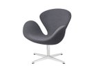 【フリッツ ハンセン/FRITZ HANSEN / GOODS】のSWAN / スワンチェア ラウンジチェア 3320 張地:1150 オレンジ / ブルー(クリスチャンハウン)、脚部:サテン仕上|ID: prp329100000008303 ipo3291000000037066580