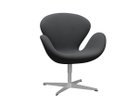 【フリッツ ハンセン/FRITZ HANSEN / GOODS】のSWAN / スワンチェア ラウンジチェア 3320 張地:1172 グレーユニ(クリスチャンハウン)、脚部:シルバーグレー|ID: prp329100000008303 ipo3291000000037066582